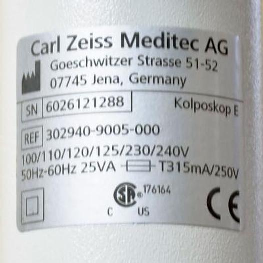 Used COLPOSCOPE KARL ZEISS MODELE E ON STAND (2014)