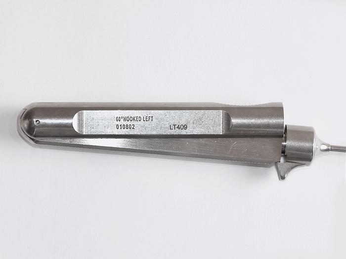 Used COMPLETE SET OF ARTHROSCOPY SCISSORS (ACUFLEX SMITH & NEPHEW), CIGAR HANDLE