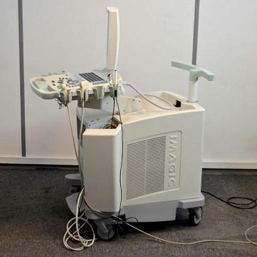 Used ECHOCARDIOGRAPHY KONTRON IMAGIC 5000 COLOR DOPPLER with 4 probes