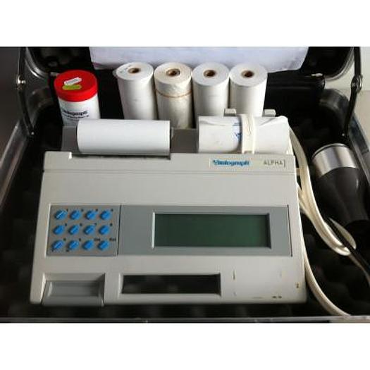 Used VITALOGRAPH ALPHA SPIROMETER IN CARRYING CASE
