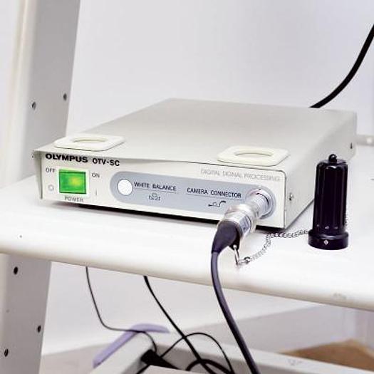 Used ENDOSCOPY COLUMN WITH OLYMPUS OTC-SC CAMERA