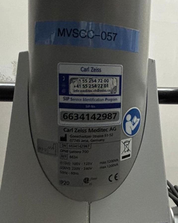 Rénové KARL ZEISS OPERATING MICROSCOPE LUMERA 700