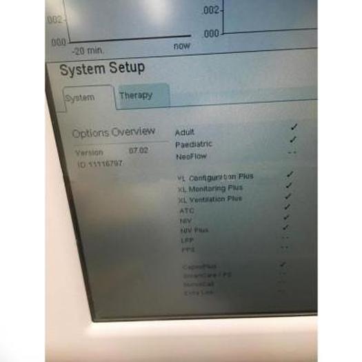 Used DRÄGER EVITA XL RESUSCITATION VENTILATOR