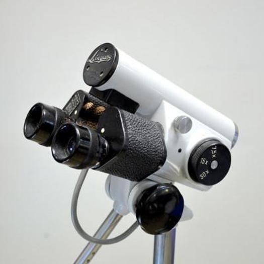 Used GYNECOLOGICAL CONSULTATION TABLE WITH LEISEGANG COLPOSCOPE WITH MAGNIFICATION UP TO 30 X