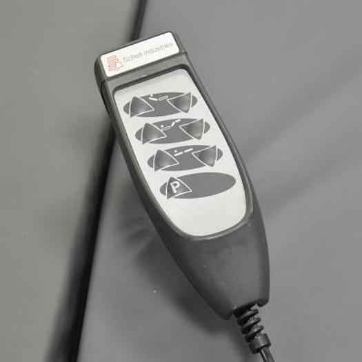 Used SCHELL INDUSTRIES HEALTHCARE BED WITH JW KOCH PLANO TABLE