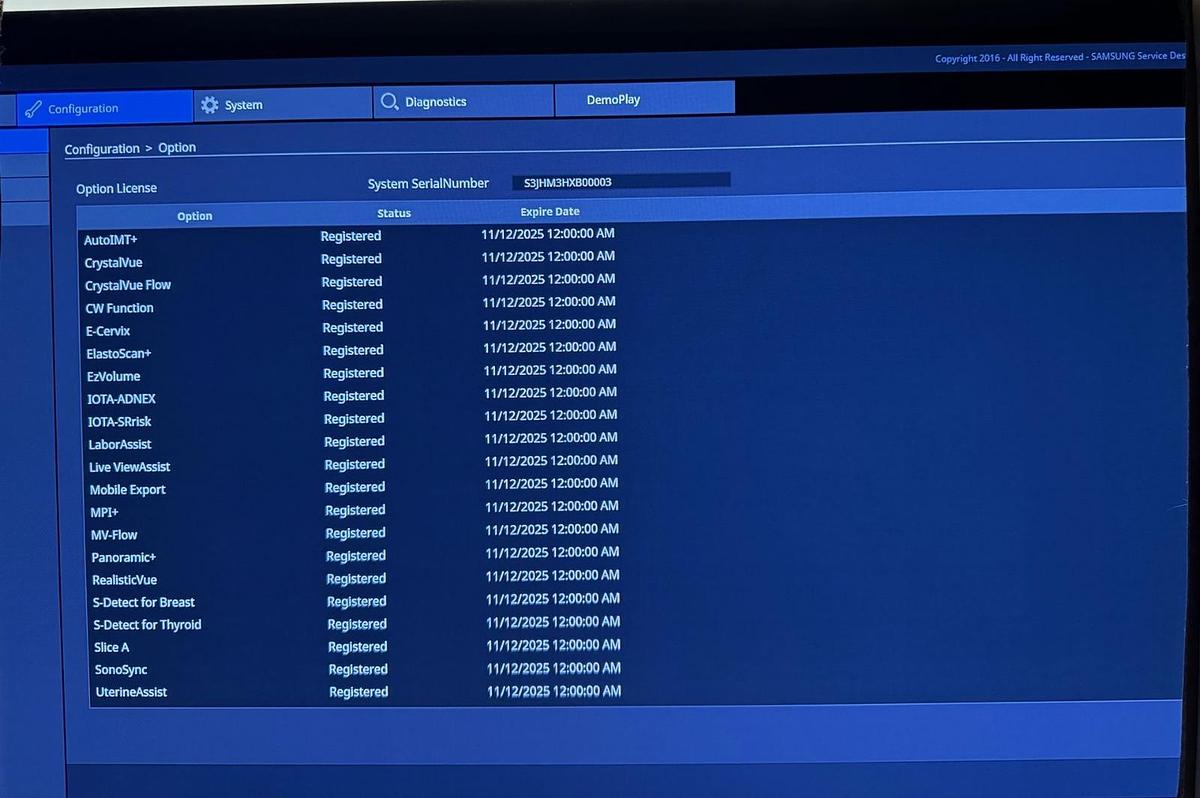 Rénové SAMSUNG Z20 ULTRASOUND