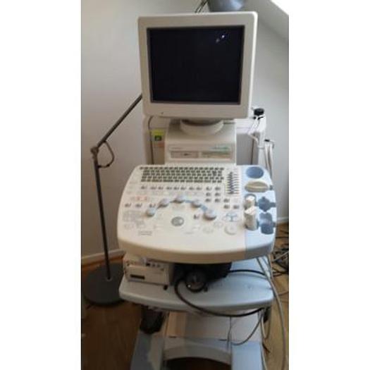 Used HITACHI EUB 6000 VICTORA2 DIGITAL COLOR DOPPLER PULSE ULTRASOUND SCANNER