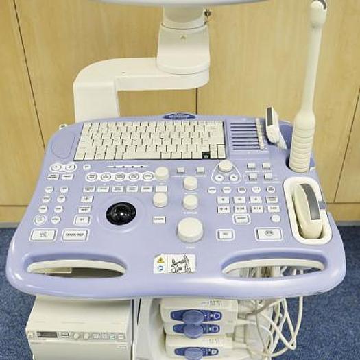 Used ALOKA SSD-3500 PROSOUND ULTRASOUND SCANNER, FLAT SCREEN AND 3 PROBES