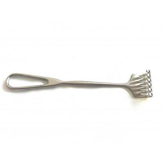 ECARTEUR VOLKMANN 21CM MOUSSE 6 DENTS (VOLKMANN RETRACTOR BLUNT 6 PRONGS 21CM)