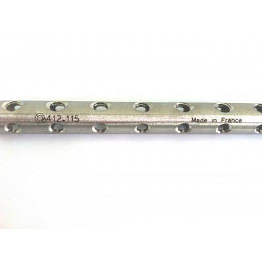 TUBE FIXATEUR EXTERNE DIA 12 155MM 10 TROUS (EXTERNAL FIXATOR TUBE DIA 12 155MM 10 HOLES)