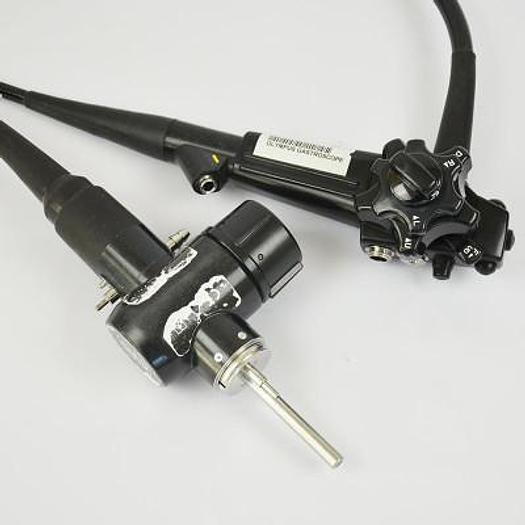 Used OLYMPUS DIGESTIVE ENDOSCOPY COLUMN WITH VIDEO COLONOSCOPE AND OLYMPUS GASTROSCOPE