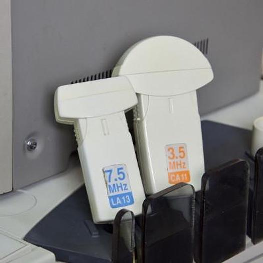 Used ESAOTE MEDICA AU4 IDEA COLOR DOPPLER ULTRASOUND SCANNER WITH 2 PROBES