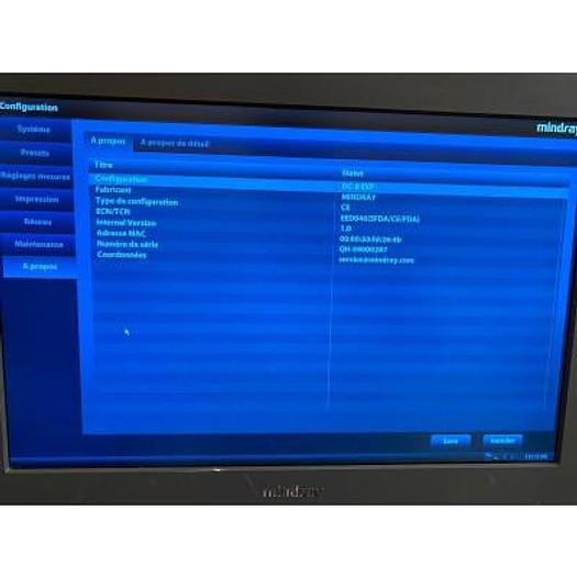 Used MINDRAY DC8 ECHOCARDIOGRAPH WITH 5 PROBES