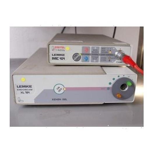 Used LEMKE ENDOSCOPY COLUMN WITH MC404 CAMERA & HL 751 SCE
