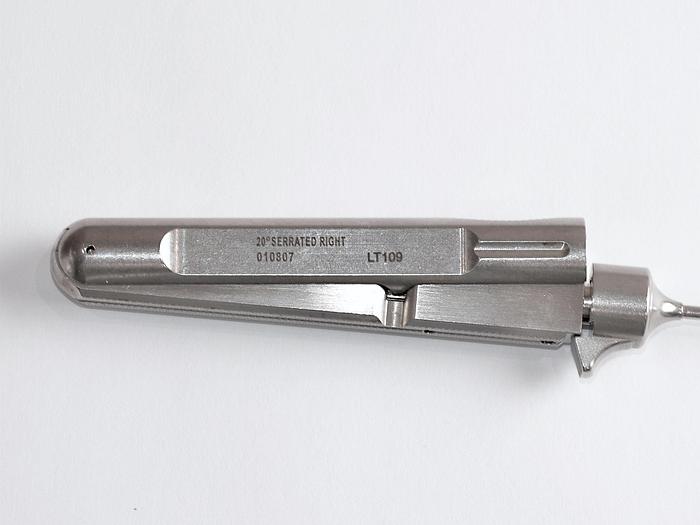 Used COMPLETE SET OF ARTHROSCOPY SCISSORS (ACUFLEX SMITH & NEPHEW), CIGAR HANDLE