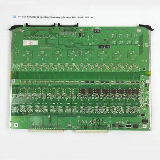 Used SHIMADZU SD-1200 DBF20 ASSY 541-501 35-01-H