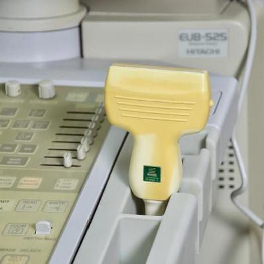Used HITACHI EUB 525 COLOR DOPPLER ULTRASOUND WITH LINEAR PROBE