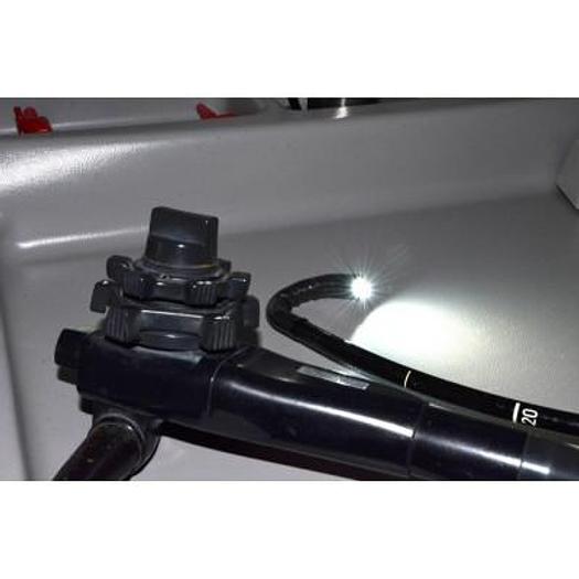 Used FUJINON DIGESTIVE ENDOSCOPY COLUMN WITH FUJINON FLAT PANEL MONITOR 19 CDL1904A