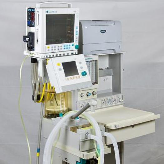 Used GE DATEX-OHMEDA 7100 ANESTHESIA VENTILATOR WITH S/5 MULTIPARAMETER MONITOR
