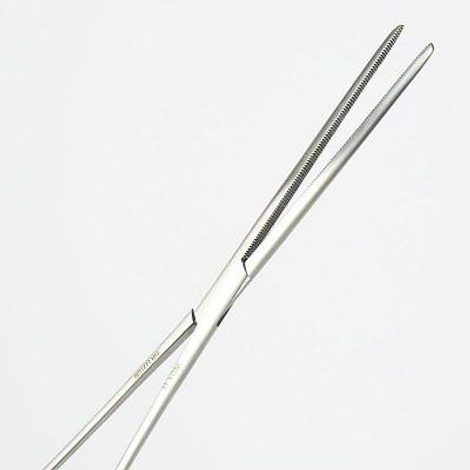 Used STRAIGHT KOCHER PLIERS S/G 26CM