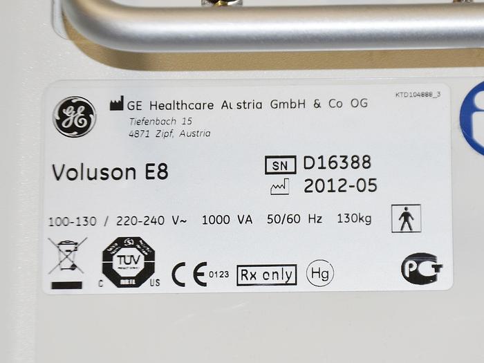Used VOLUSON E8 GENERAL ELECTRIC ULTRASOUND