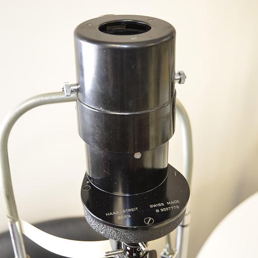 D'occasion LAMPE A FENTE HAAG STREIT BM 900 MOUVEMENTS TRIDIMENTIONNELS AVEC TONOMÉTRE  À APLANATIONS