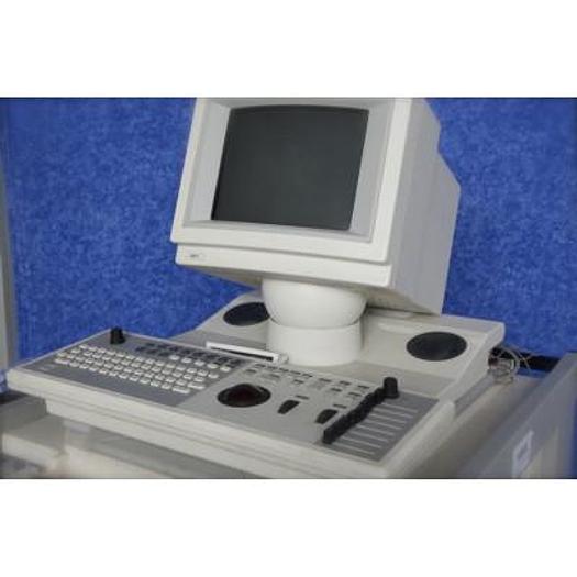 Used ECHOGRAPHEATL APOGÉE 800 WITH CARDIAC PROBE, CONVEX ABDOMINAL PROBE AND SUPERFICIAL LINEAR PROBE