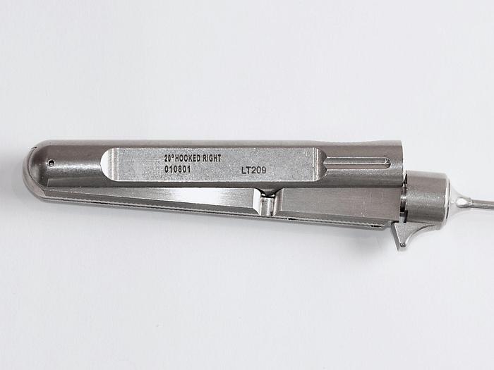 Used COMPLETE SET OF ARTHROSCOPY SCISSORS (ACUFLEX SMITH & NEPHEW), CIGAR HANDLE