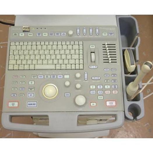 Used ALOKA SSD 4000 COLOR DOPPLER ULTRASOUND SCANNER WITH 2 PROBES