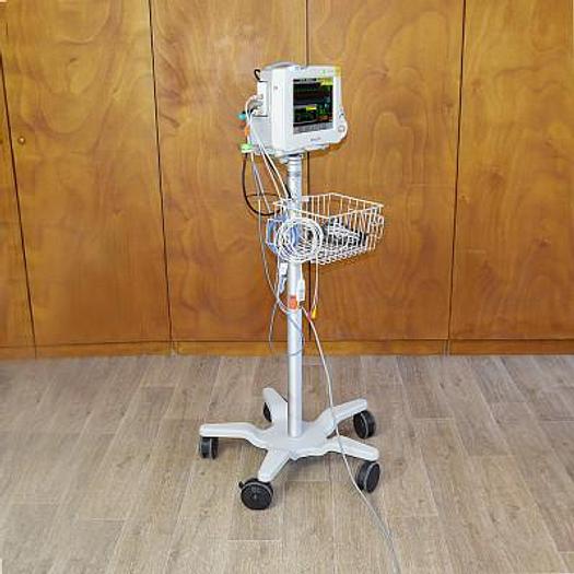 Used MULTIPARAMETER MONITORING SYSTEM (ECG, NIBP, SPO2, Resp, t°) PHILIPS INTELLIVUE MP20 BASE-MOUNTED