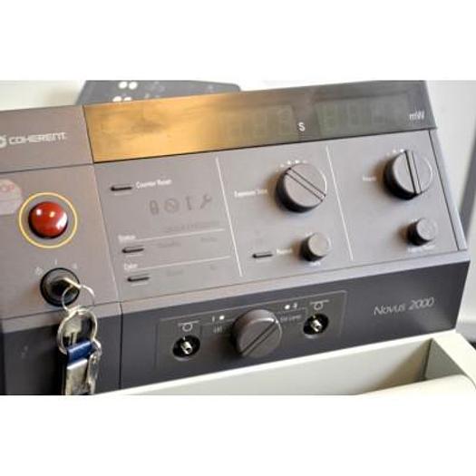 Used COHERENT NOVUS 2000 INDIRECT LASER WITH OPHTHALMOSCOPE MOUNTED ON OPERATOR'S HELMET