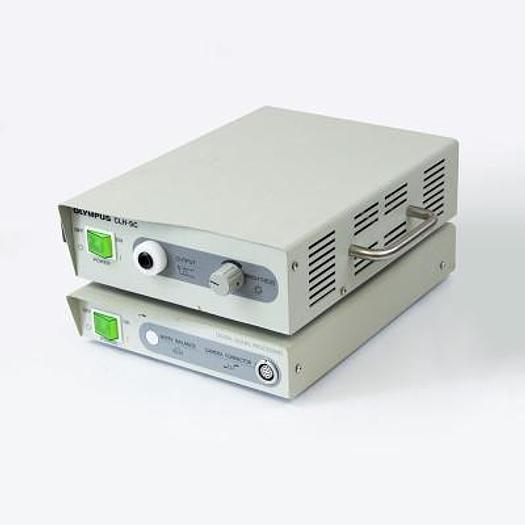 Used OLYMPUS ENDOSCOPY SET (CAMERA AND LIGHT SOURCE)