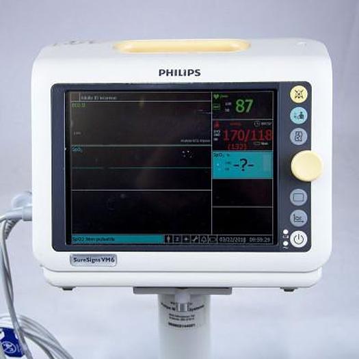 Used PHILIPS VERISURE VM6 MULTIPARAMETER MONITOR