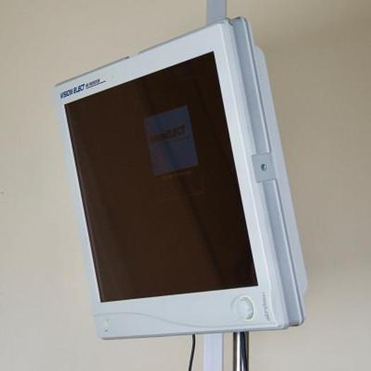 Used STRYKER VISIONELECT 21" FLAT PANEL MONITOR ON MOBILE STAND