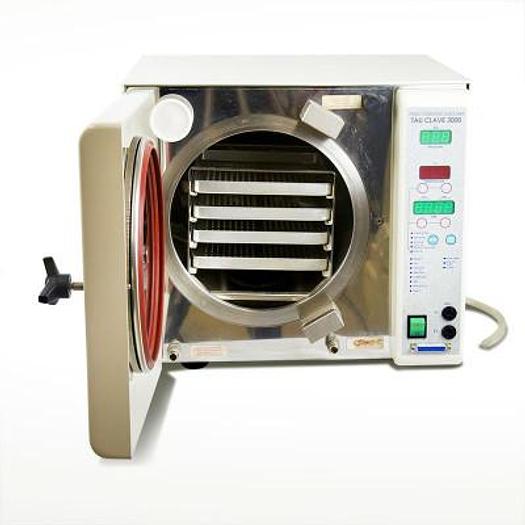 Used TAU CLAVE 3000 AUTOCLAVE WITH VACUUM PUMP