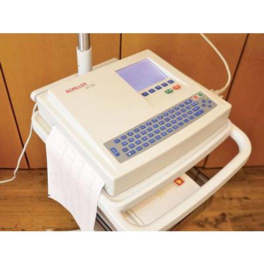 Used SCHILLER CARDIOVIT AT-102 HIGH-PERFORMANCE MULTIFUNCTIONAL ECG