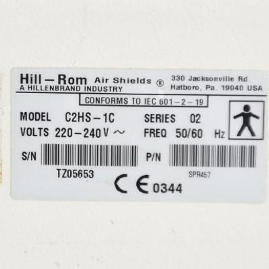 Used HILL ROM AIR-SHIELDS ISOLETTE C2000 INCUBATOR
