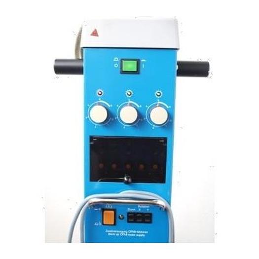 Used ZEISS OPERATING MICROSCOPE WITH MOTORIZED XY AND FOCAL ZOOMS