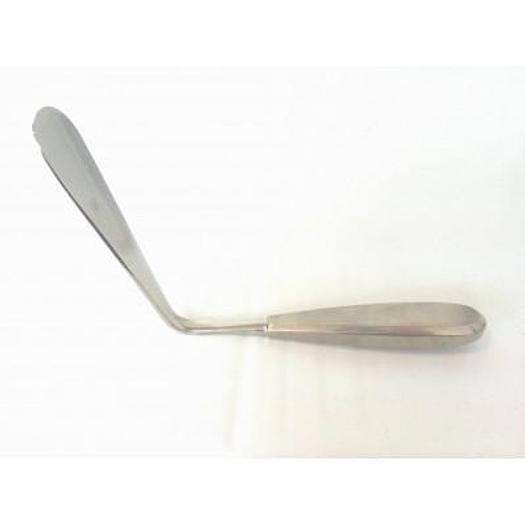 ABAISSE LANGUE INOX COUDE ADULTE ( TONGUE DEPRESSOR ADULT)