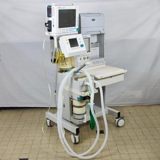 Used GE DATEX-OHMEDA 7100 ANESTHESIA VENTILATOR WITH S/5 MULTIPARAMETER MONITOR