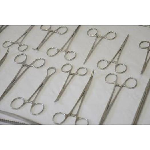 Used BOX OF BASIC SURGICAL INSTRUMENTS