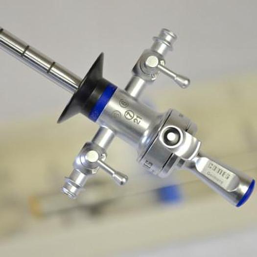 Used QUICK-LOCK CYSTOSCOPY SHEATH WITH TWO FIXED TAPS