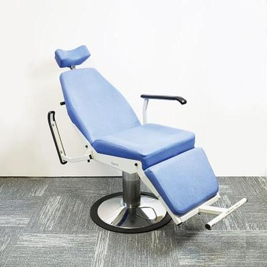 Used ENT PATIENT CHAIR WITH HYDRAULIC CONTROL PROMOTAL BLUE