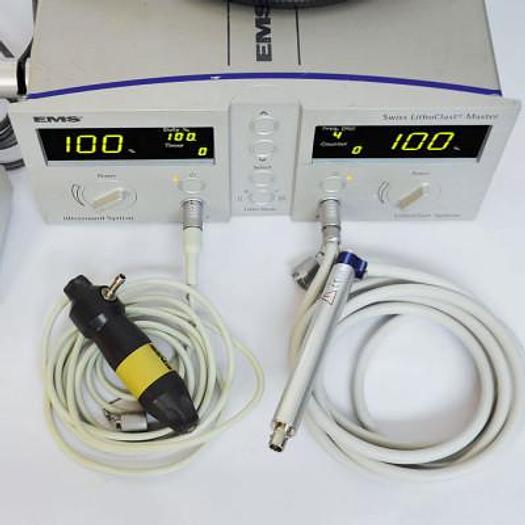 Used EMS SWISS LITHOCLAST MASTER INTRACORPOREAL LITHOTRIPTER WITH PEDALS