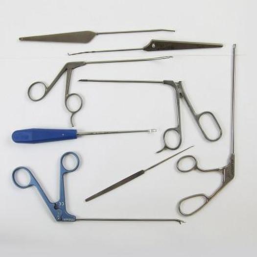 Used ARTHROSCOPY FORCEPS AND INSTRUMENTS KIT