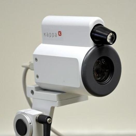 Used KAPPA VIDEOCOLPOSCOPE WITH 20X MAGNIFICATION, CART AND FLAT SCREEN