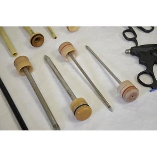 Used SET OF TROCARDS AND TROCAR SHEATHS AND 2 INSERTS