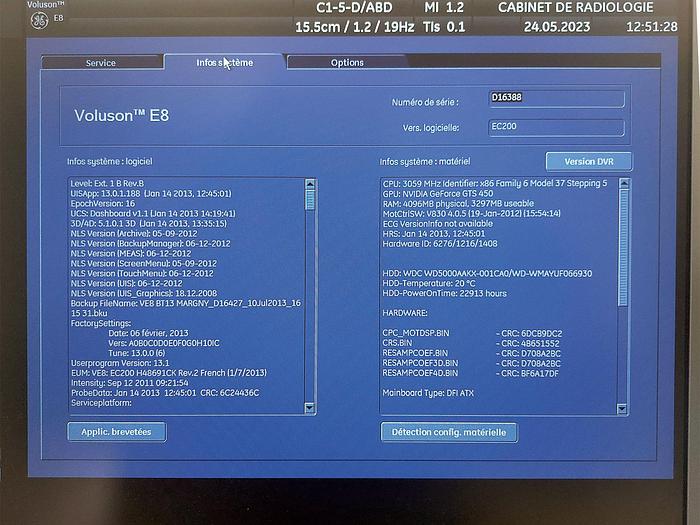 Used VOLUSON E8 GENERAL ELECTRIC ULTRASOUND