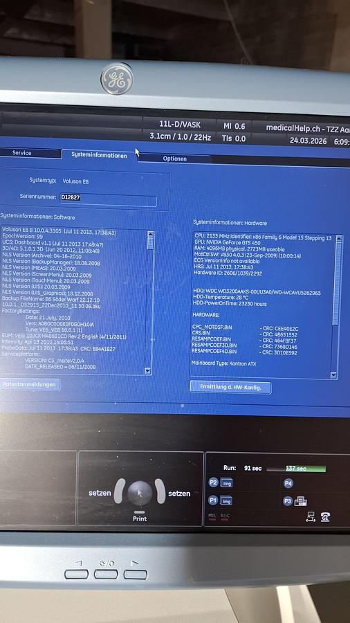D'occasion GE VOLUSON E8 ULTRASOUND 