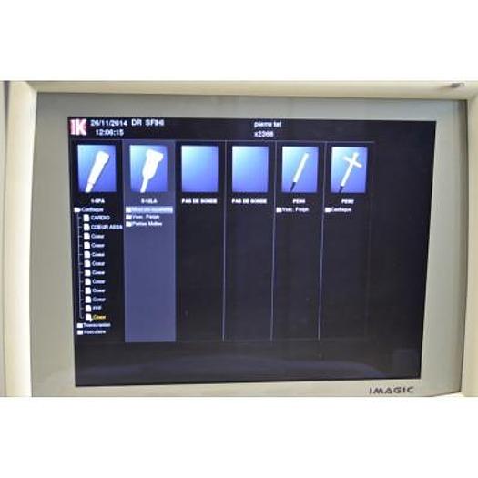 Used ECHOCARDIOGRAPHY KONTRON IMAGIC 5000 COLOR DOPPLER with 4 probes